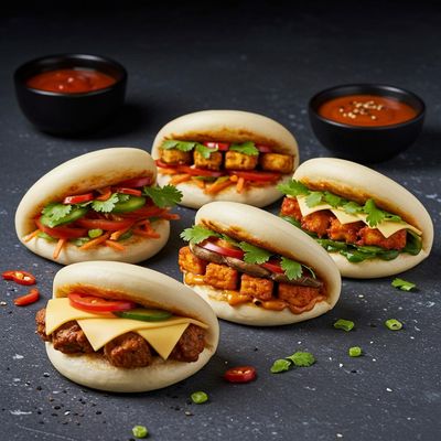 Mixed Stuffed Bao (5 pcs)
